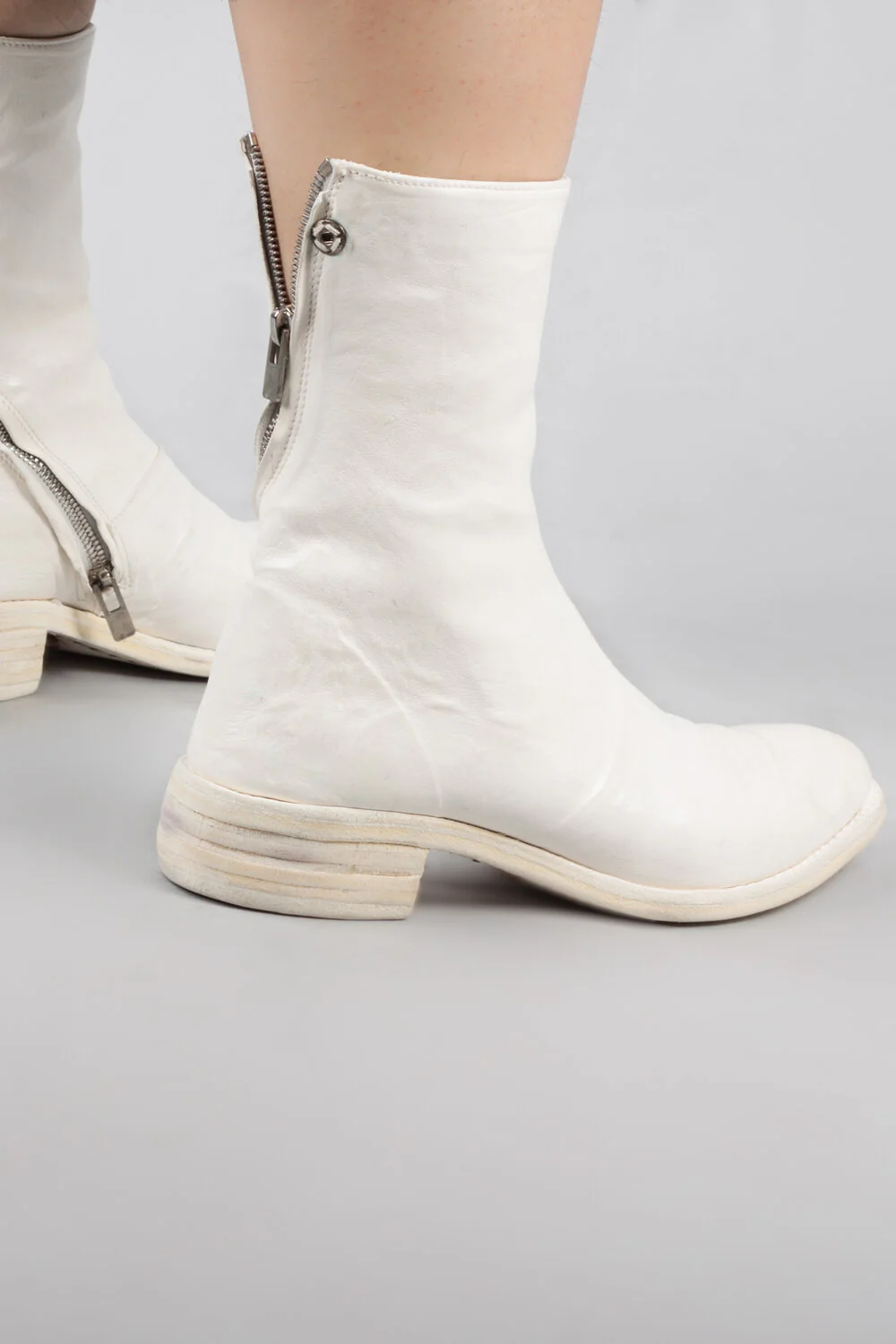 Object Dyed Lined Diagonal Zip Goodyear Boot - Image 6
